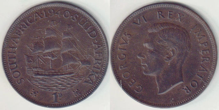 1940 South Africa Penny A005732